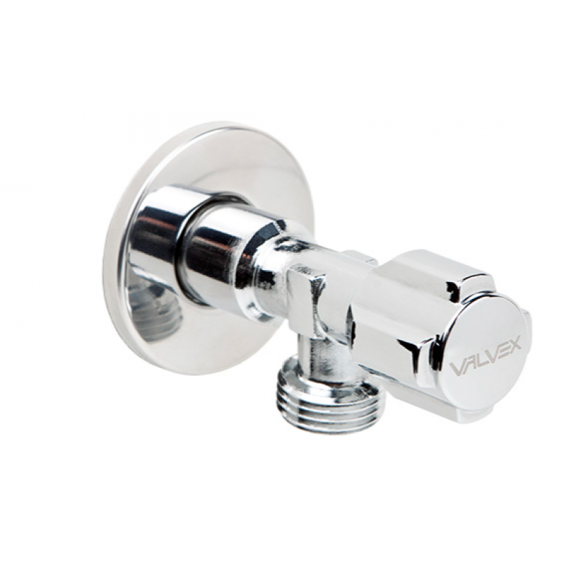 Valvex BASE Zawór podłączeniowy grzybkowy kątowy 1/2x 3/4 Kod 1484050