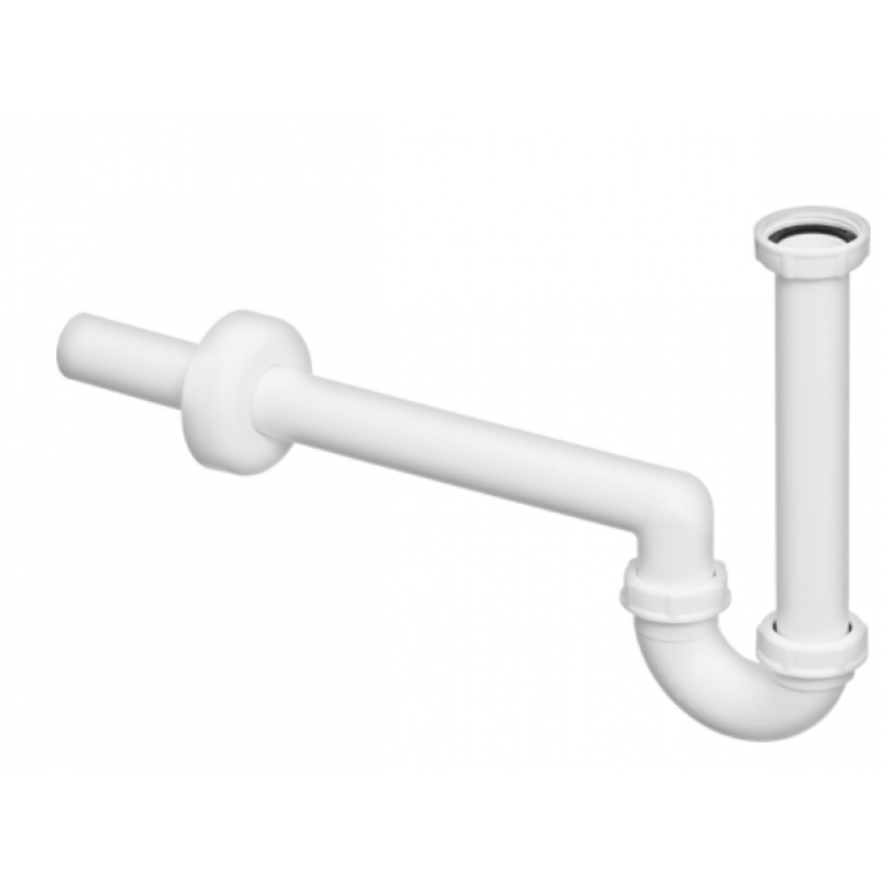 Viega Syfon bidetowy rurowy 1 1/4cala x 32mm, tworzywo sztuczne, kolor biały Kod 703417