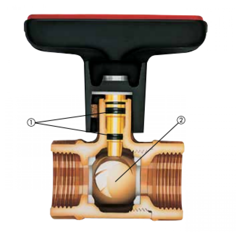 IMI HEIMEIER Globo H Zawór kulowy  DN20, GW Kod 0600-03.000 