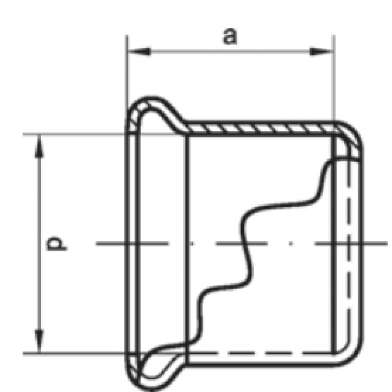 Sanha Press Gas Kapa ZW 22 mm KOD 11030122 