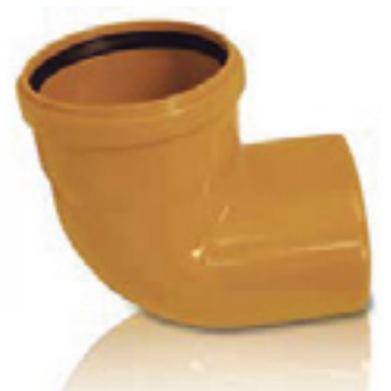 Dyka Kolano fi 200 mm, kąt 87 stopni, PVC-U KOD 4607030