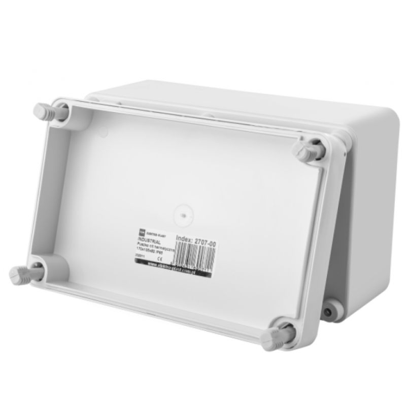 Elektro Plast Nasielsk Puszka natynkowa INDUSTRIAL 110x75x59 mm, IP65 , szara KOD 2703-00 