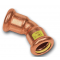 Sanha Press Gas Łuk 45 stopni ZWxZW 28mm KOD 11004128