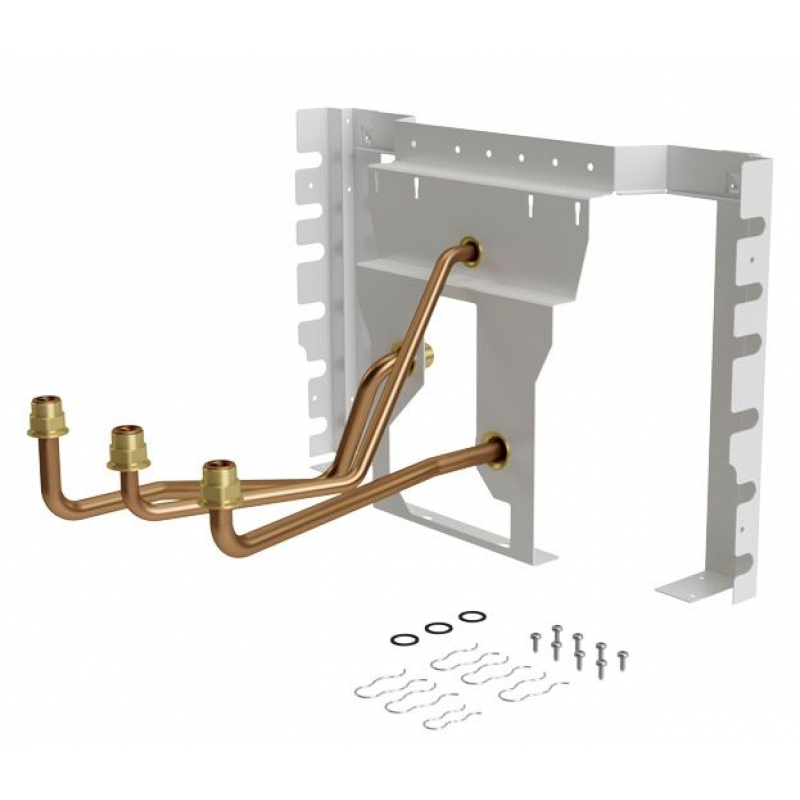 Bosch Condens GC5300iWM 24/120 ze zintegrowanym zasobnikiem warstwowym 111 l  + regulator CW400 + zestaw montażowy ze złączkami + komin do szachtu KOD 8734100709 