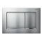 Geberit Omega 30 Przycisk uruchamiający przedni/górny do spłukiwania dwudzielnego , kolor chrom mat, powłoka easy to clean Kod 115.080.JQ.1