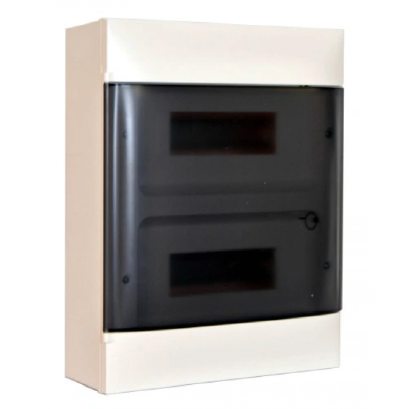 Legrand Rozdzielnica natynkowa PRACTIBOX S, 2x12 (24 moduły), z drzwiami przezroczystymi Kod 135432
