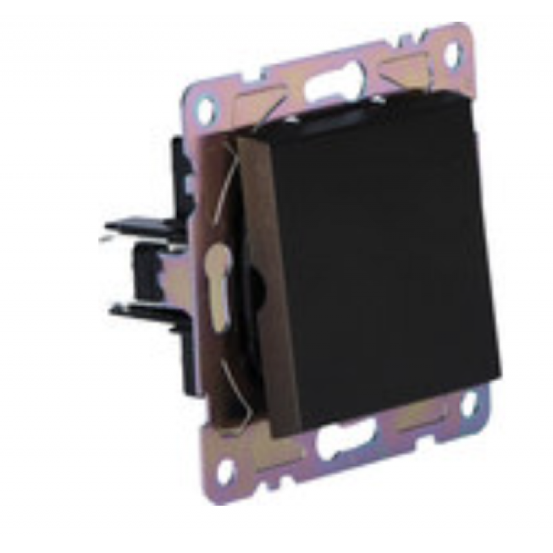 ONNLINE GAMA Włącznik schodowy, pojedynczy, kolor czarny Kod GAM1007B