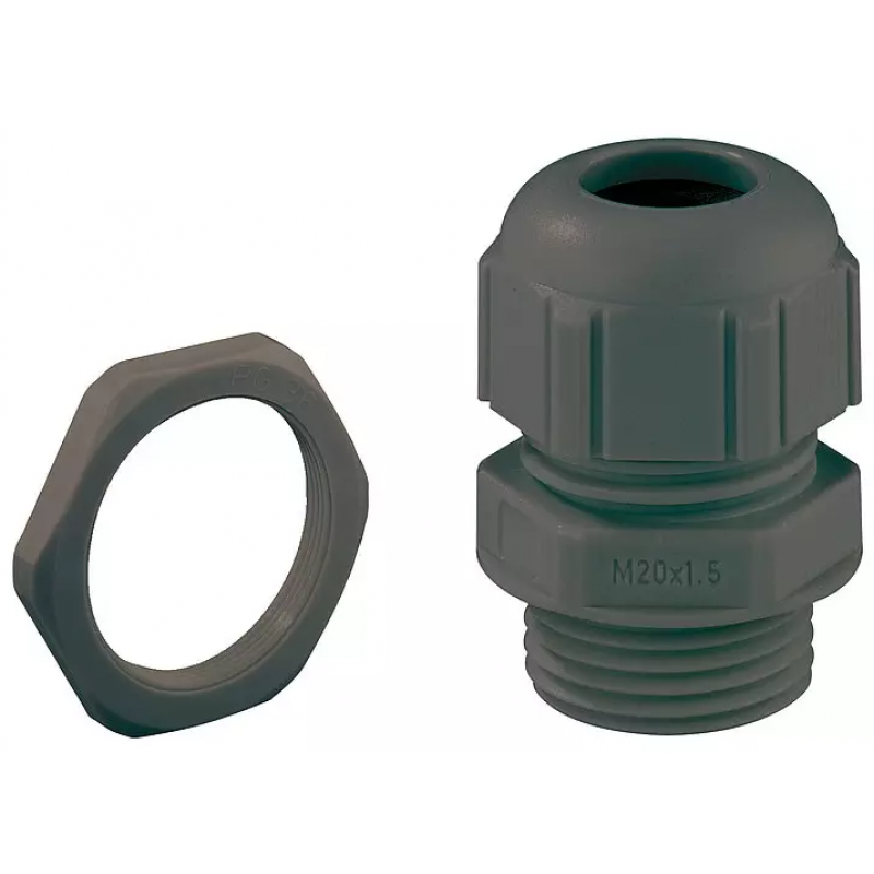 Spelsberg Dławnica kablowa KVR M25-MGM IP68, 9 - 16 mm, czarna, z odciążeniem naciągu i nakrętką zabezpieczającą Kod 22702501