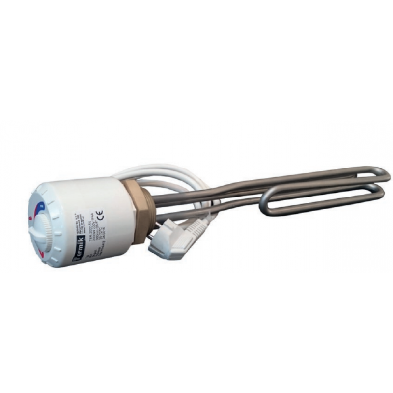 Termica Grzałka elektryczna 3kW/230V 5/4cala termostatyczna do zbiorników ze stali nierdzewnej kod GRZALKA 3 KW