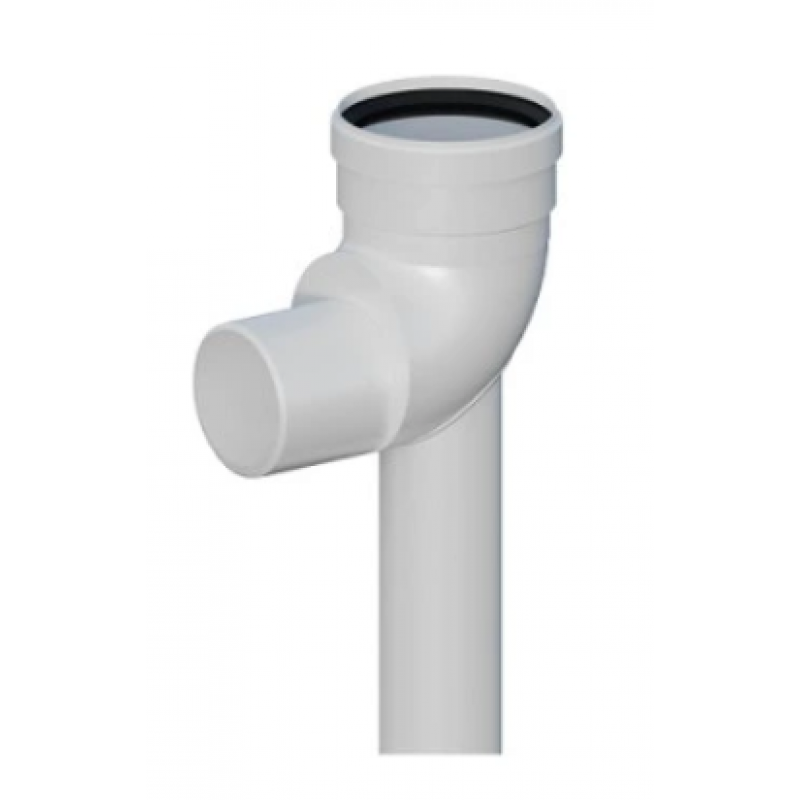 Ricom SING Kolano 87stopni redukcyjne na podstawie L=500mm, fi 80 Kod 1006080PB