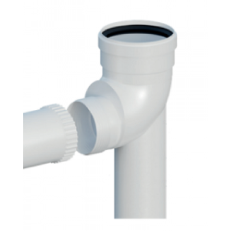 Ricom SING Kolano 87stopni redukcyjne skręcane z na podstawie L=500mm, fi 60/80 Kod 1006080PBS