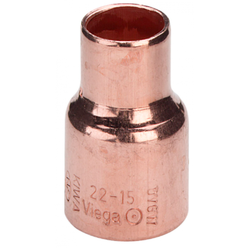Viega 95240 Mufa redukcyjna 22x18, przyłącze lutowane Kod 101602