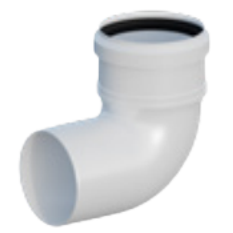 Ricom SING Kolano kominowe 87stopni fi 100 tworzywo sztuczne Kod 10100B