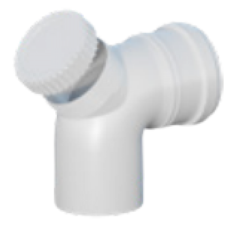 Ricom SING Kolano kominowe 87stopni z inspekcją fi 110 tworzywo sztuczne Kod 12110B