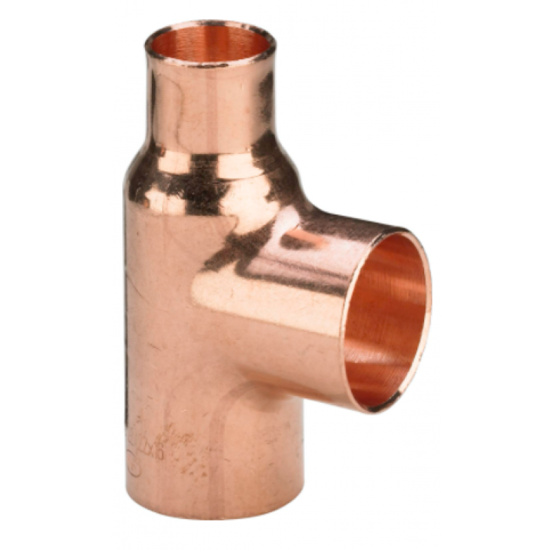 Viega 95130 Trójnik redukcyjny, 22x15x15 mm, przyłącza lutowane Kod 101725