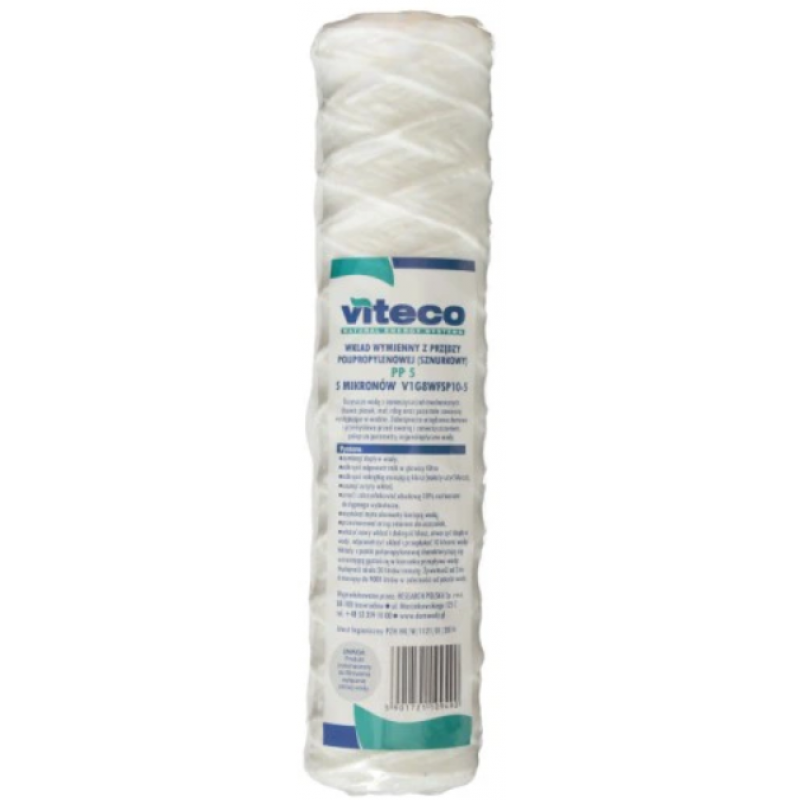 Viteco Wkład filtracyjny sznurkowy SP 10/5 polipropylenowy KOD G8WFSP10-5