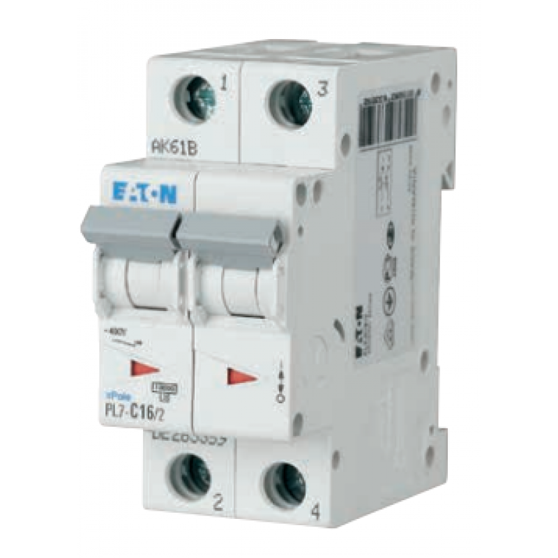 Eaton PL7-C4/2-DC Wyłącznik nadprądowy, 2 biegunowy, 10kA, DC KOD 264898