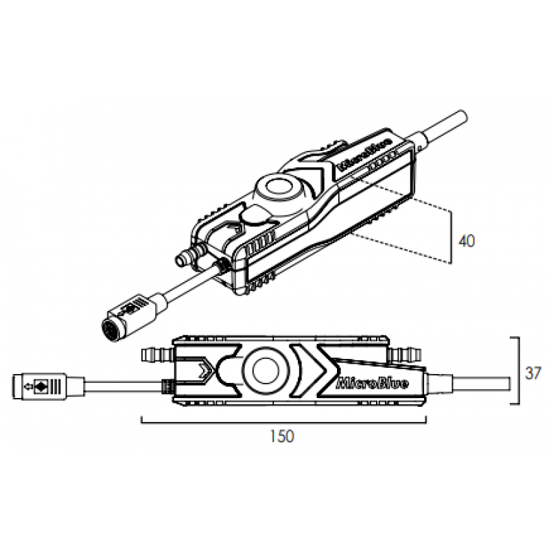 BlueDiamond Zestaw Pompka skroplin MicroBlue + redukcja przewodu skroplin KOD X85-508 
