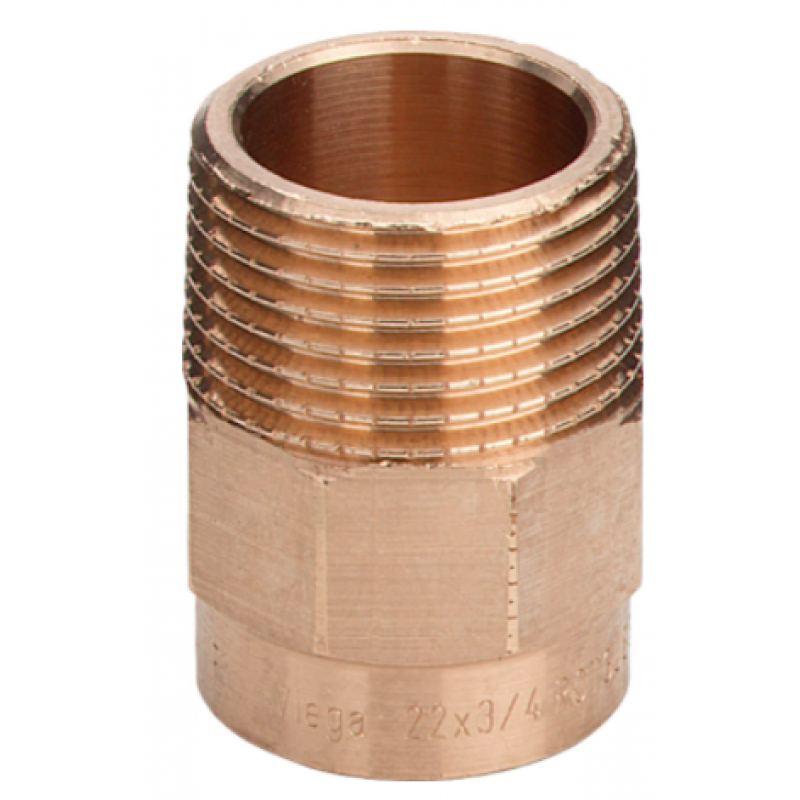 Viega 94243G Złączka przejściowa z GZ, przyłacze lutowane, 15X1/2 Kod 100025