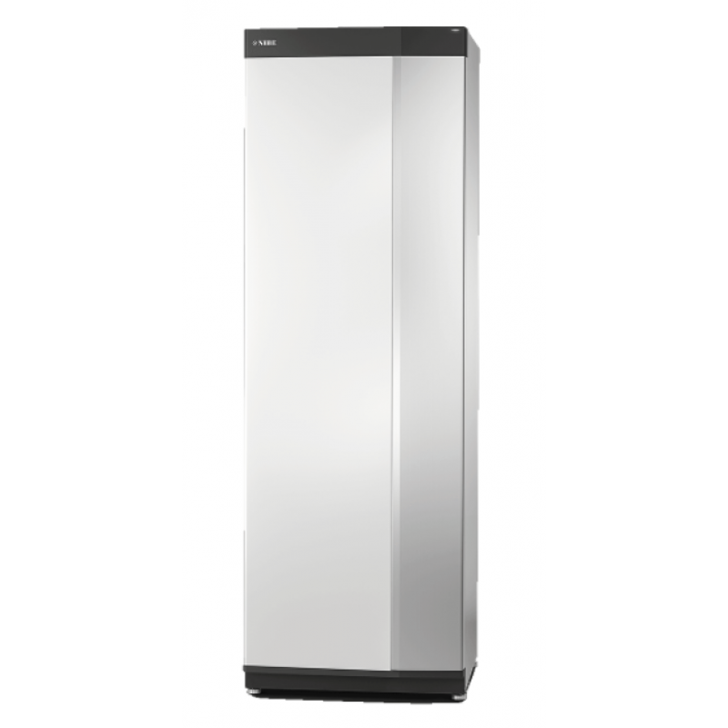 NIBE S1255-16 R EM Gruntowa pompa ciepła 16 kW z zintegrowanym wężownicowym zasobnikiem c.w.u. ze stali nierdzewnej o pojemności 180 l, solanka-woda Kod 065464