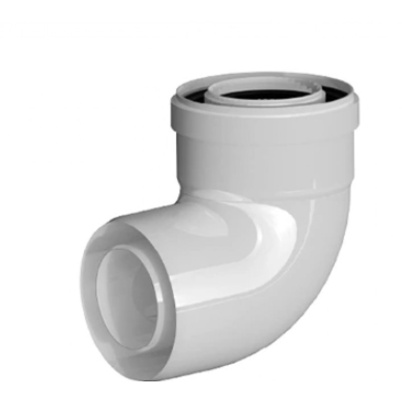 Ricom PAL Kolano koncentryczne 87stopni fi 60/100 Kod PP60/100B90