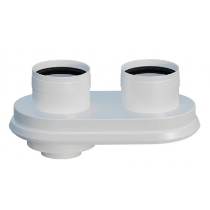 Ricom SING Rozdzielacz systemu, płaski PP fi 80/125 Kod R801258080HOR