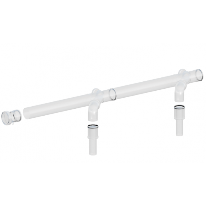 Ricom Kaskada System kaskadowy PP – pakiet na 2 kotły fi 125/80 Kod 45212580