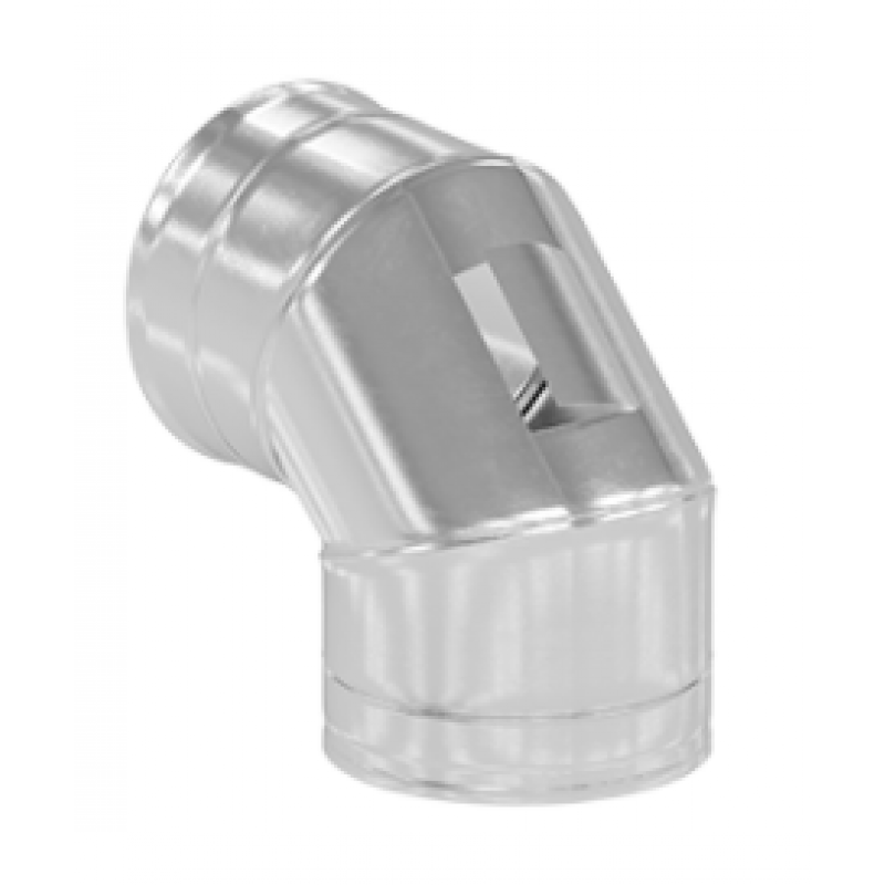 Ricom SW316L Kolano stalowe z rewizją, kąt 87 stopni, średnica 130 KOD 039F13431SW