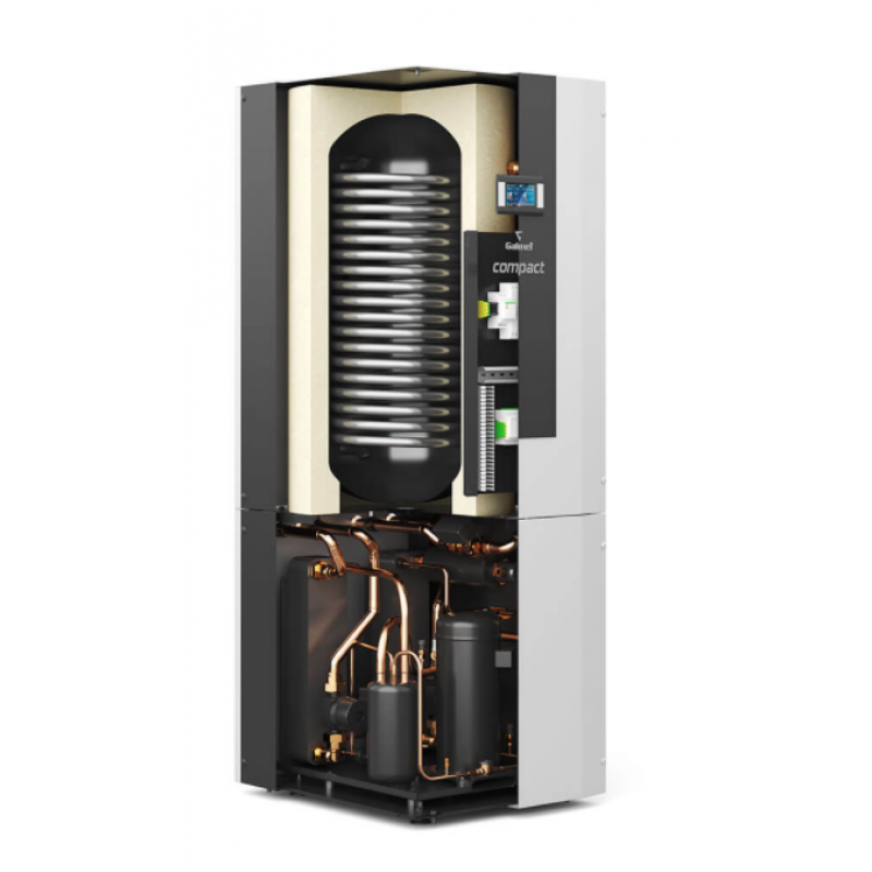 Galmet Maxima Compact 7GT Niskotemperaturowa, gruntowa pompa ciepła solanka-woda ze zbiornikiem c.w.u. 170L Kod 09-150701 