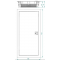 Onnline MT Rozdzielnica podtynkowa metalowa, 4x12 modułów, z listwami, 358x728x94 mm, IP30 (N+PE), drzwi w kolorze obudowy KOD: 2074-00 