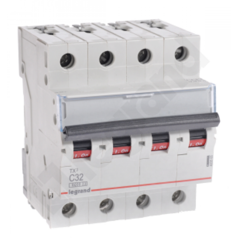 Legrand S 304 Wyłącznik nadprądowy 4P C 63A 6000A TX3 KOD 403568