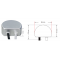 Nextec Zasilacz LED wodoodporny do puszki IP67, 12V, 2,5A, o mocy 30W Kod PB032631 