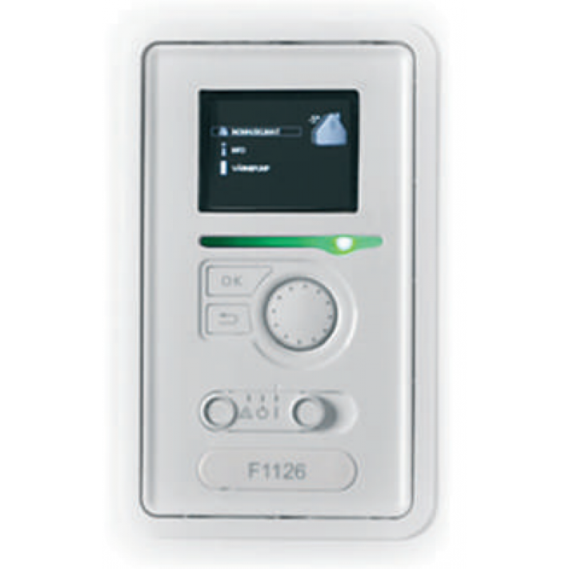 NIBE F1226-12 Gruntowa pompa ciepła o mocy 12kW z zasobnikiem c.w.u. ze stali nierdzewnej 180L Kod 065230 