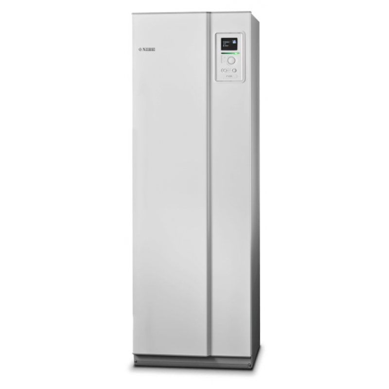 NIBE F1226-12 Gruntowa pompa ciepła o mocy 12kW z zasobnikiem c.w.u. ze stali nierdzewnej 180L Kod 065230