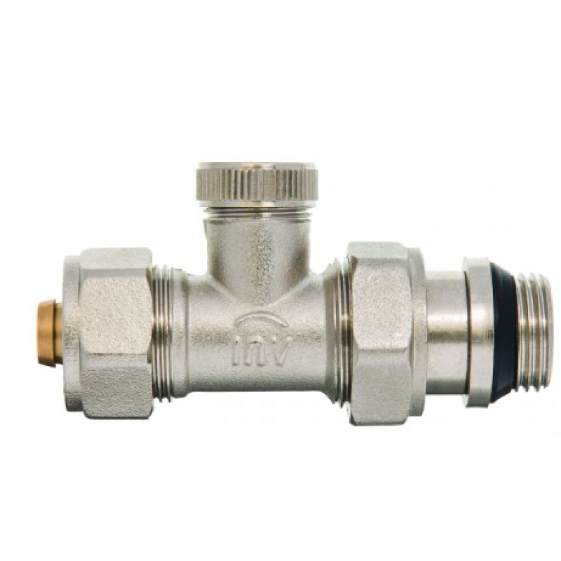 ALTECH IRYD Zawór grzejnikowy powrotny ze śrubunkiem do PEX 1/2cala x 16mm Kod ALTH-995824