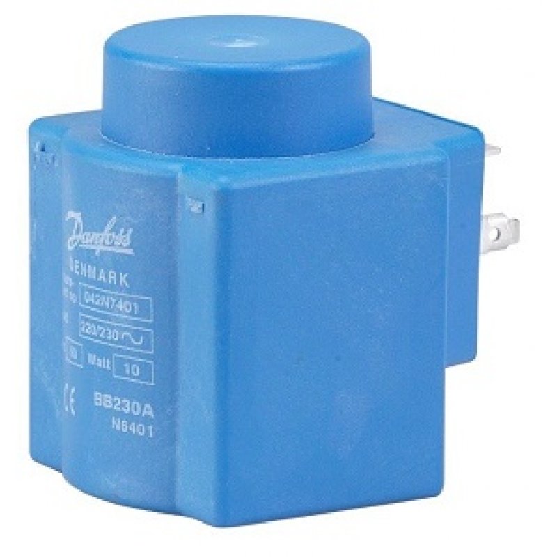Danfoss Cewka BB0230AS do zaworu elektromagnetycznego, 10W, 230V AC 50Hz  Kod 018F7351