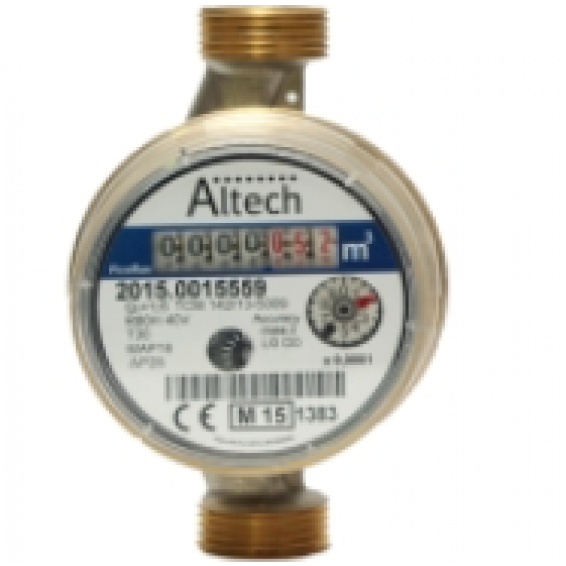 ALTECH IRYD Wodomierz do wody zimnej DN=20 ZW, Q3=4,0 (Qn=2,5) 130mm, antymagnetyczny Kod ALTH-022770