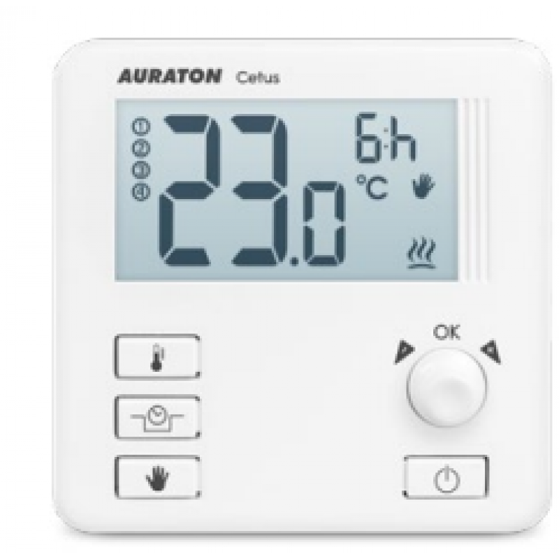 AURATON CETUS Regulator temperatury, dobowy, przewodowy Kod AUR00CET00000
