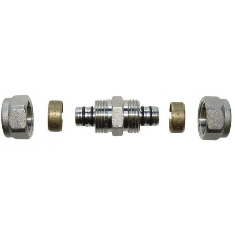 Altech Dwuzłączka skręcana PEX 20x20mm, wkład aluminiowy Kod ALTH-200748