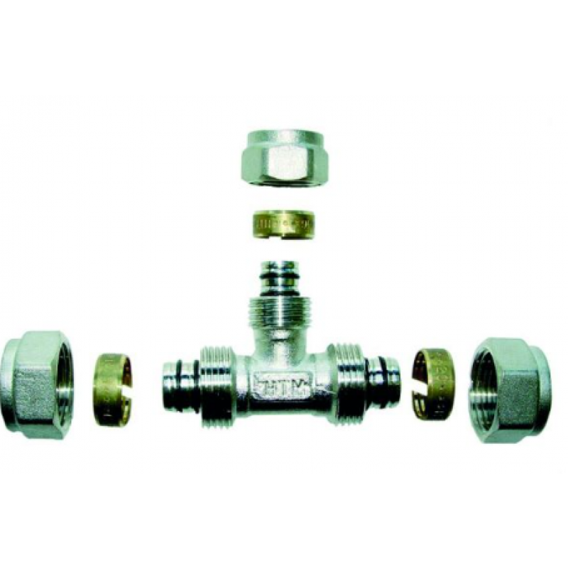 Altech Trójnik skręcany redukcyjny 16x20x16 wkład aluminiowy Kod ALTH-200764