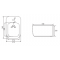Alterna EDEN Bidet wiszący 540x370x280 Kod ALTN-124485 