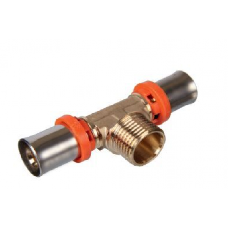 Altech Trójnik zaprasowywany Z/G/Z 20x3/4x20, GZ Kod ALTH-192870