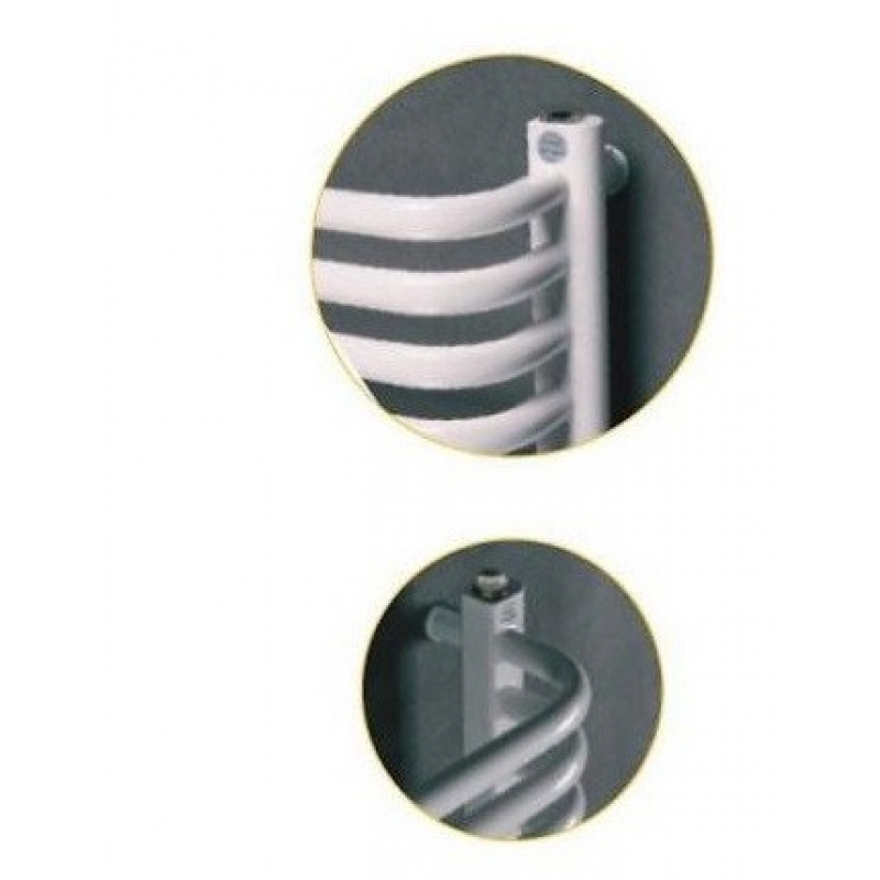 Alterna IRIS Grzejnik łazienkowy stalowy 300x1173mm, 499W, kolor biały Kod ALTN-982307 