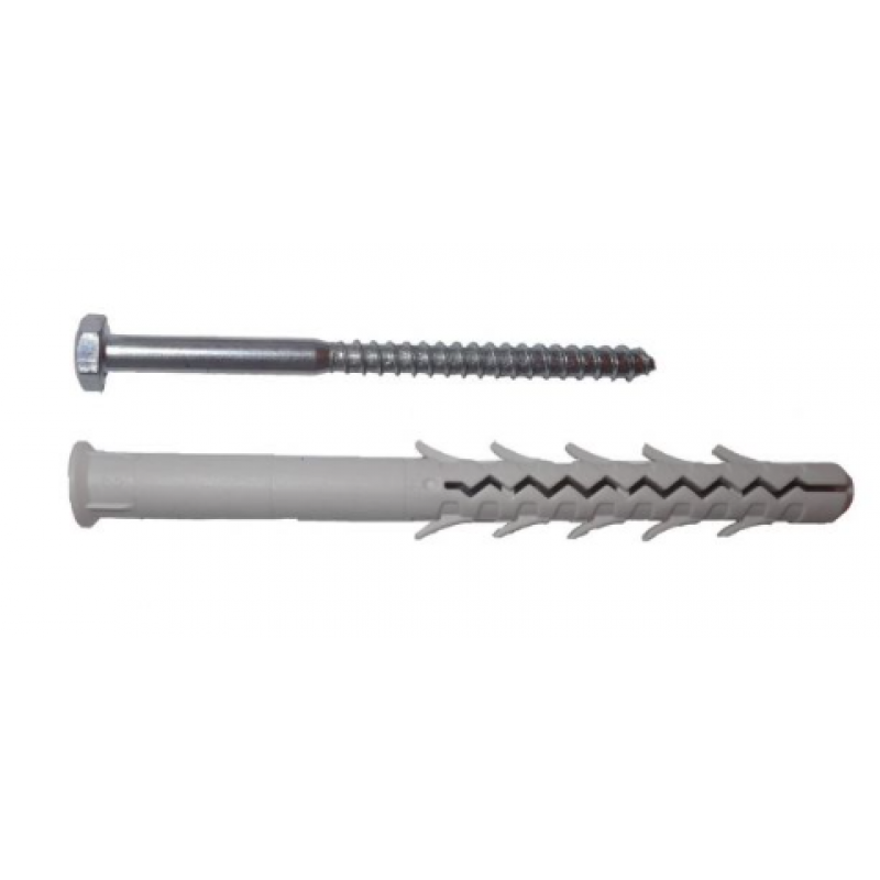 NoviPro Kołek ramowy z wkrętem z łbem sześciokątnym 10x200mm typ KFK (10 sztuk) Kod NOVI-204522