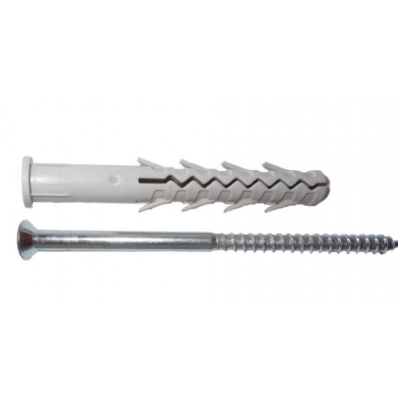 NoviPro Kołek ramowy z wkrętem z łbem stożkowym 10x80mm typ KFS (10 sztuk) Kod NOVI-204504