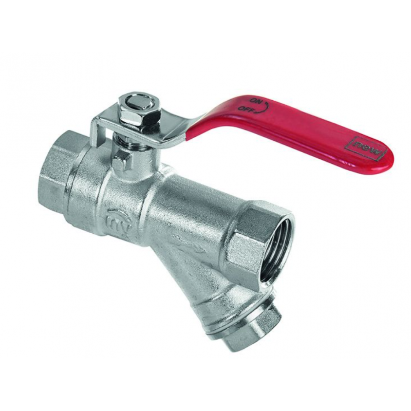 Altech Zawór wodny kulowy z filtrm skośnym 1/2 Kod ALTH-204098