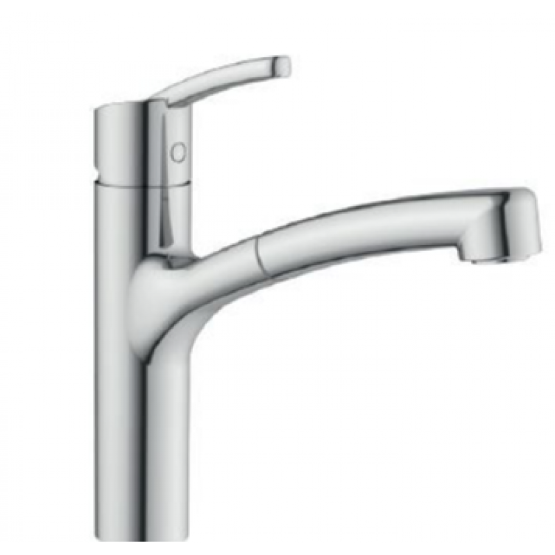 Alterna IRIS Bateria zlewozmywakowa stojąca jednouchwytowa, wyciągana wylewka Kod ALTN-194569