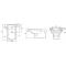 Alterna CLARO Bidet wiszący 555x350x340 Kod ALTN-124483 