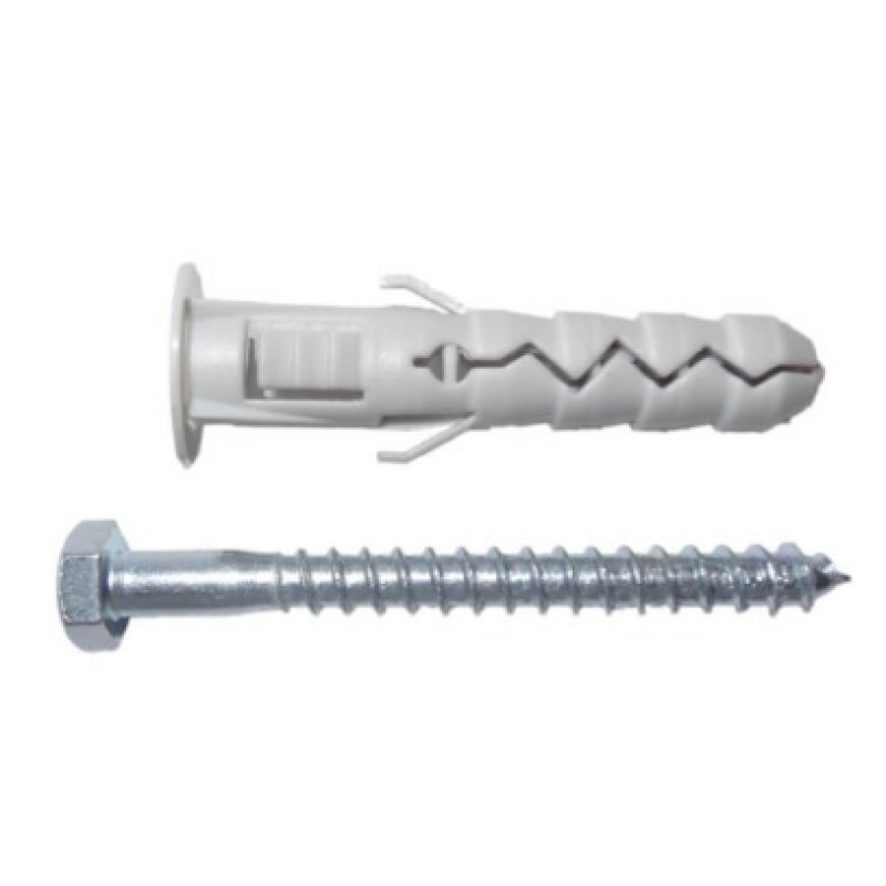 NoviPro Kołek rozporowy fi 10 z wkrętem z łbem sześciokątnym typ KA fi 6x100mm (10 sztuk) Kod NOVI-204448