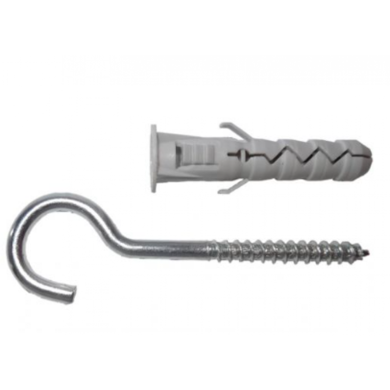 NoviPro Kołek rozporowy z hakiem sufitowym 12x60mm typ KHS (10 sztuk) Kod NOVI-204489